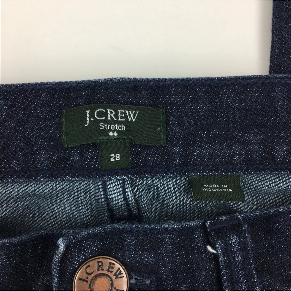 J. Crew Matchstick Jeans Dark Wash Sz 28 - Picture 5 of 6